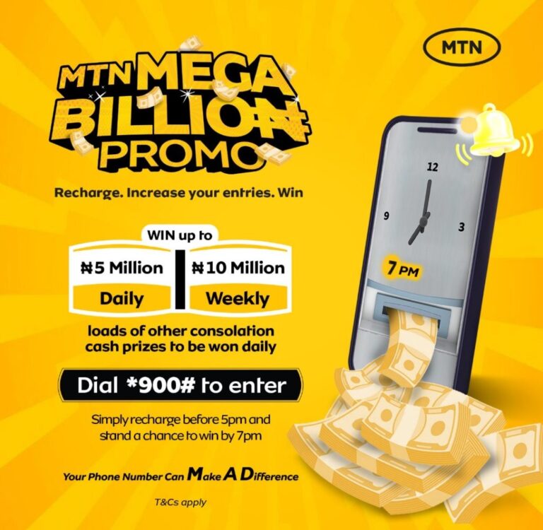 MTN Nigeria Launches “Mega Billion Promo” to Reward Customer Loyalty and Drive Financial Inclusion