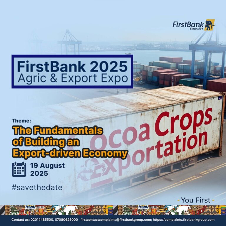 FirstBank Hosts 2025 Agric & Export Conference, Driving Growth in Trade and Agriculture