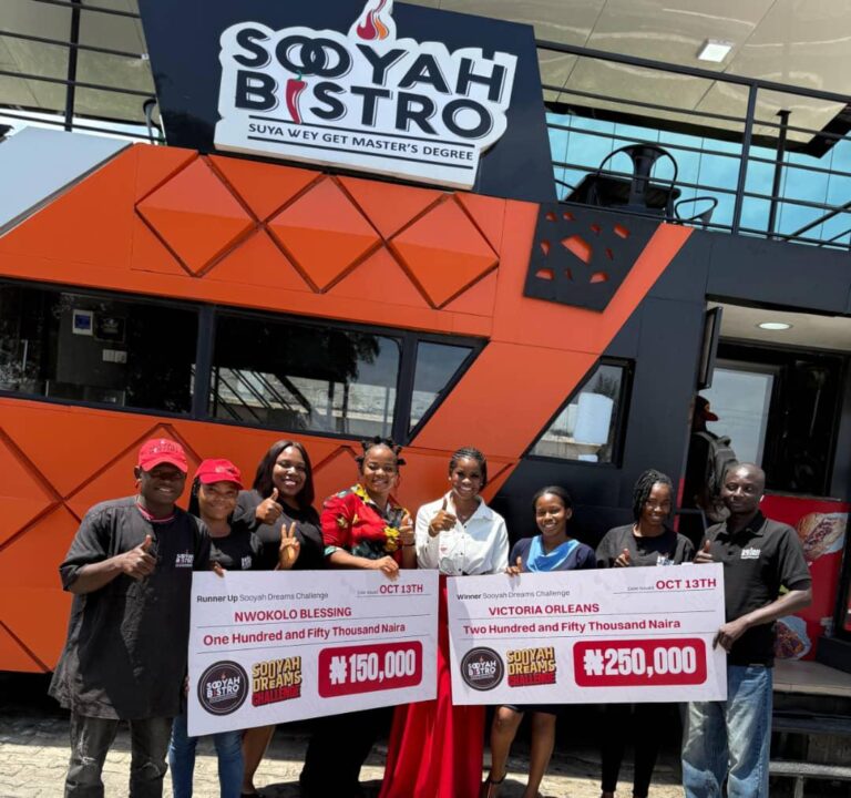 Sooyah Bistro Empowers Entrepreneurs with N500,000 ‘Sooyah Dreams’ Awards