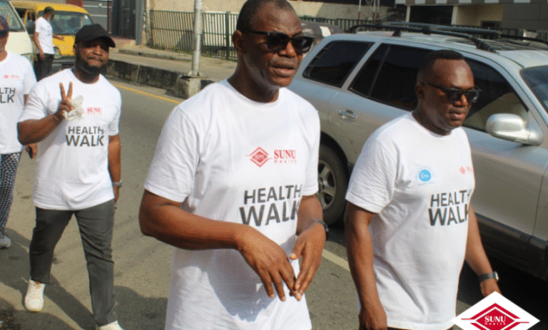 SUNU Health CEO, Rev Fr Okoria Lead Annual Wellness Walk in Lagos