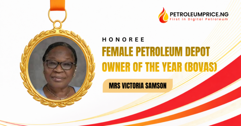 BOVAS GMD Wins Female Petroleum Depot Owner of the Year at 2025 Petroleum Prize